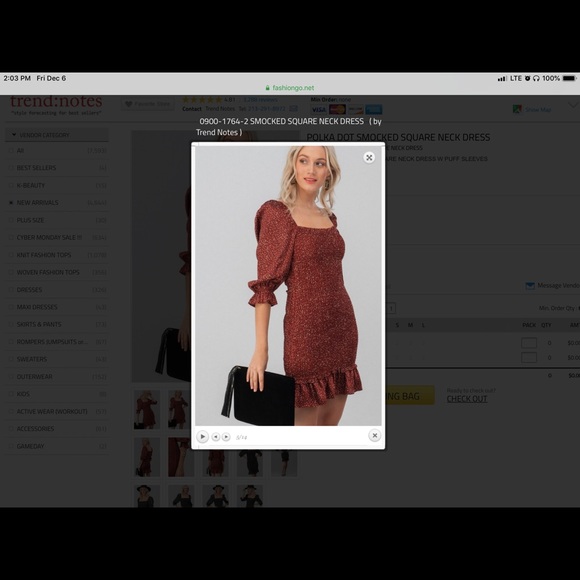 Gorgeous fitted chiffon dress - Picture 3 of 4